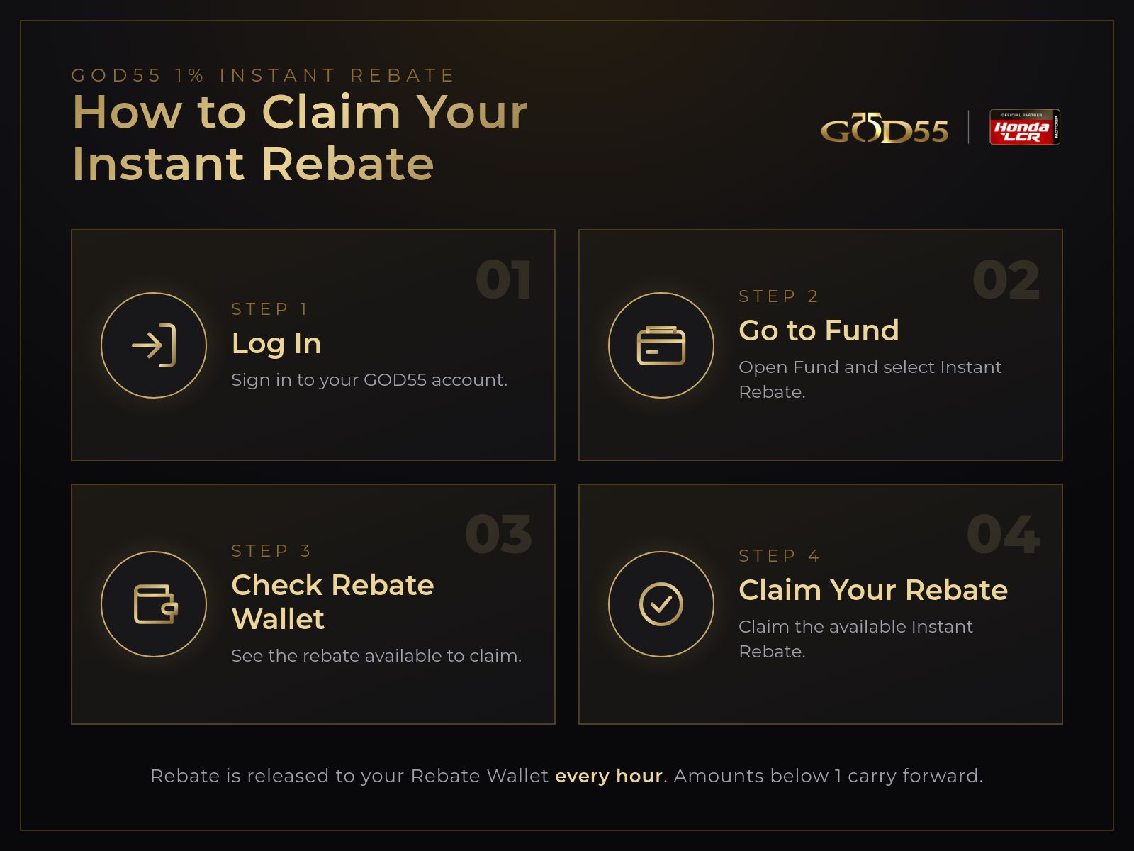 GOD55 Instant Rebate Claim Guide